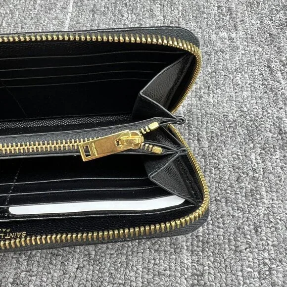 100% AUTHENTIC SAINT LAURENT PARIS ZIPPY WALLET - Picture 11 of 15